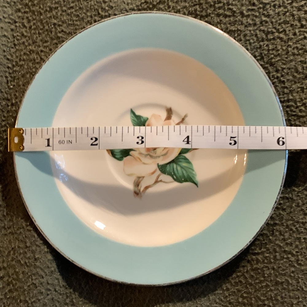 Lifetime China Co Semi-Vitreous 3 piece set. Turquoise. See pictures for sizes - Picture 3 of 14